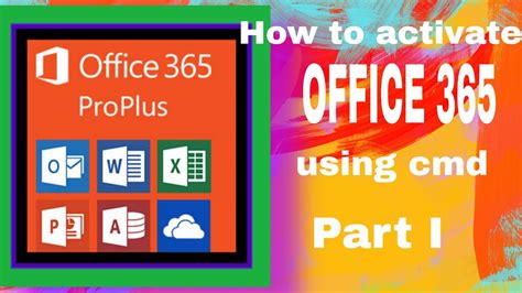 activate office 365 cmd code.